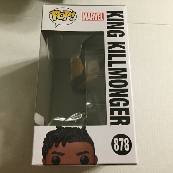 NEW Marvel What If Killmonger Funko Pop Figure #878 - Picture 6 of 8